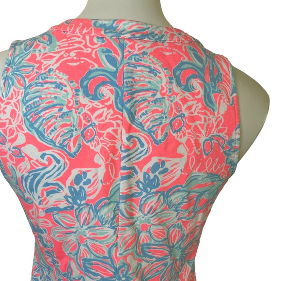 Lilly Pulitzer Summer Siren Pink Floral Estrada Mini Shift Dress | Size Small - Picture 5 of 10
